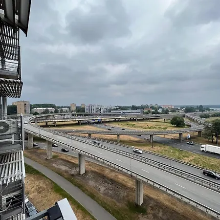 Krasta Home Apartament Free Parking With City & River View Riga Exterior photo